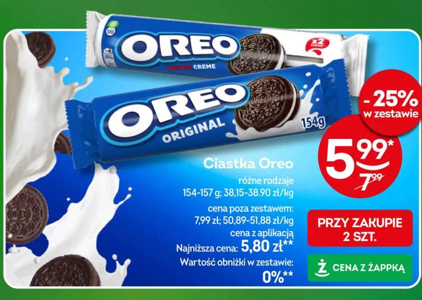 Ciastka Oreo Original +1 wariant