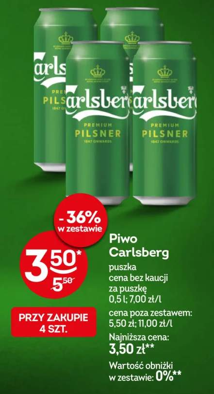 Piwo Carlsberg