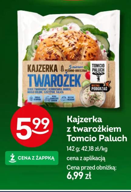 Kajzerka z twarożkiem Tomcio Paluch