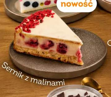 Sernik z malinami Słodka Pracownia