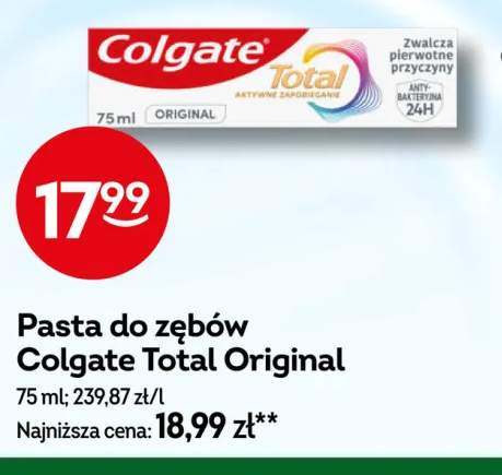 Pasta do zębów Colgate Total Original