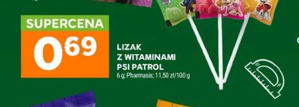 Lizak z witaminami Psi Patrol Pharmasis
