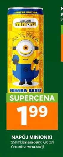 Napój Minionki banana-berry