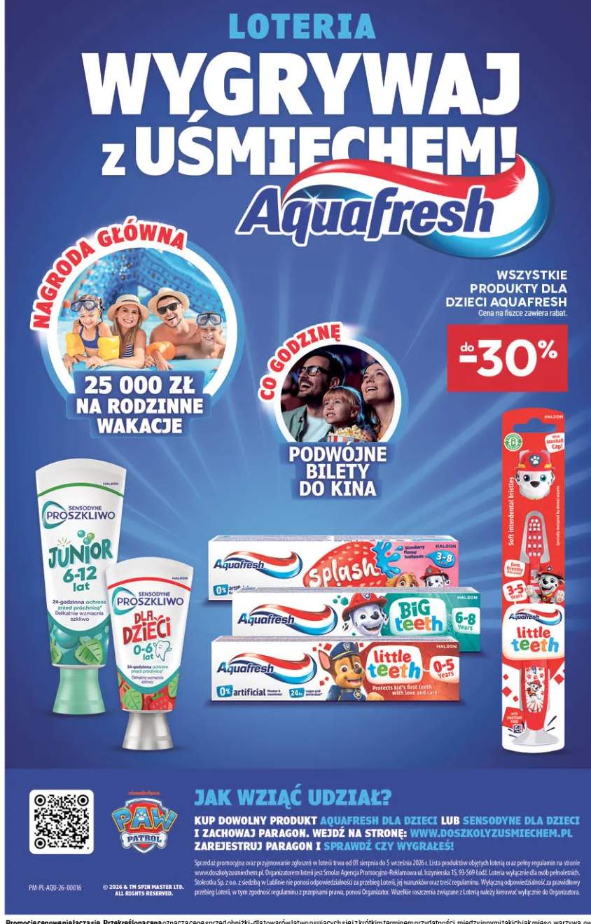 Produkty dla dzieci Aquafresh +6 wariantów