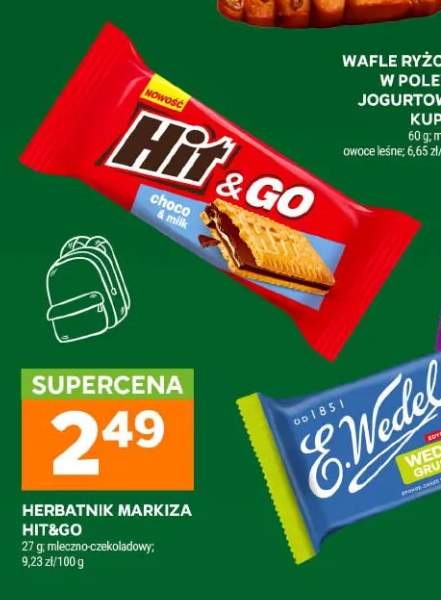 Herbatnik markiza Hit & Go mleczno-czekoladowy