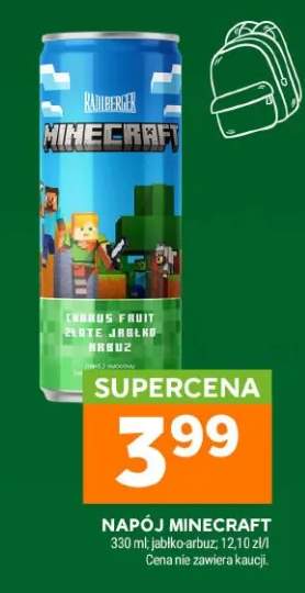 Napój Minecraft jabłko-arbuz Radlberger