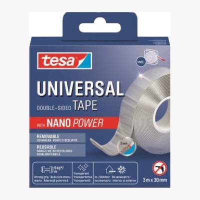 Taśma montażowa dwustronna uniwersalna Nano Power 30mm x 3m Tesa