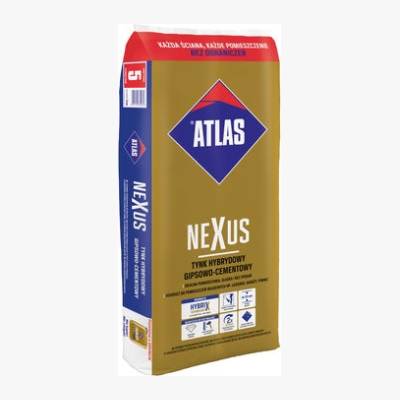 Tynk gipsowo-cementowy 22.5 kg Atlas Nexus