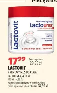 Kremowy mus do ciała Lactovit Lactourea