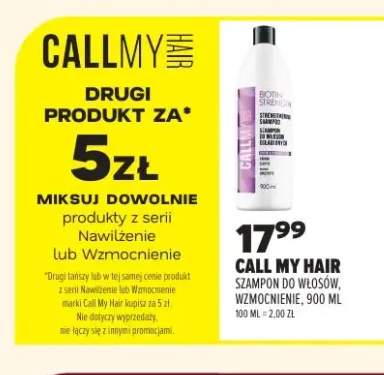 Szampon do włosów wzmocnienie Call My Hair