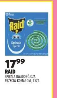 Spirala owadobójcza przeciw komarom Raid
