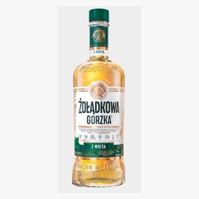 Likier Żołądkowa gorzka z miętą 0,5l 28%