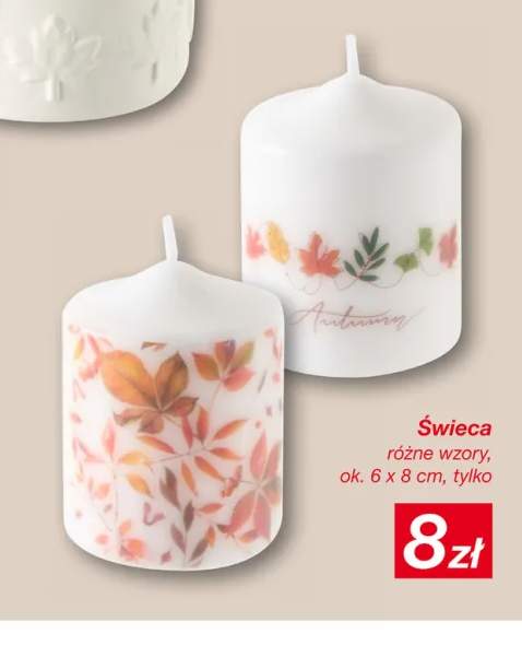 Świeca 6x8 cm