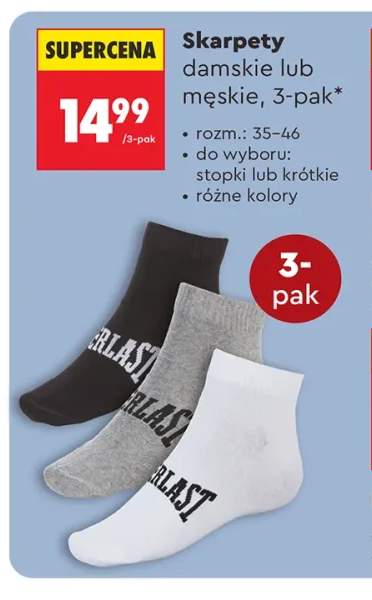 Skarpety damskie Everlast 3-pak +1 wariant