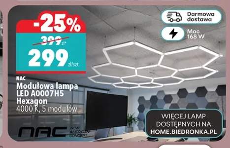 Modułowa lampa LED Nac A0007H5 Hexagon