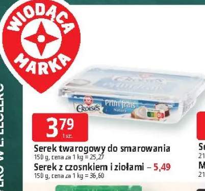 Serek twarogowy do smarowania Croisés +1 wariant