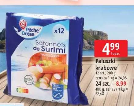Paluszki krabowe Pêche Océan 12-pak +1 wariant