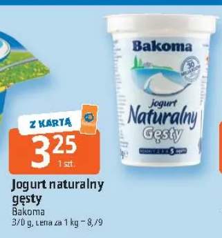 Jogurt naturalny gęsty Bakoma