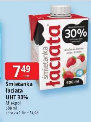 Śmietanka UHT Łaciata 30%
