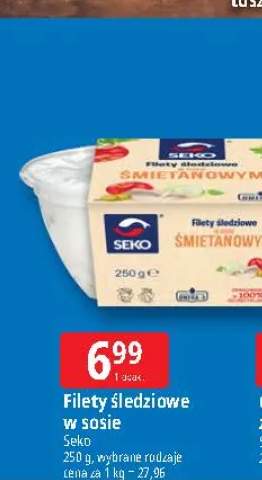 Filety śledziowe w sosie Seko