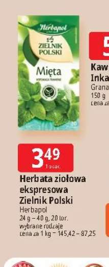 Herbata ziołowa ekspresowa Zielnik Polski
