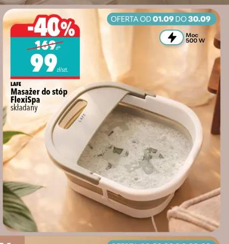 Masażer do stóp Lafe FlexiSpa składany