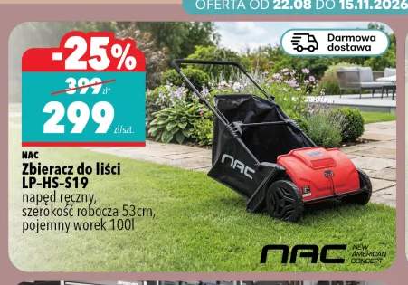 Zbieracz do liści Nac LP-HS-S19
