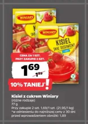 Kisiel z cukrem Winiary