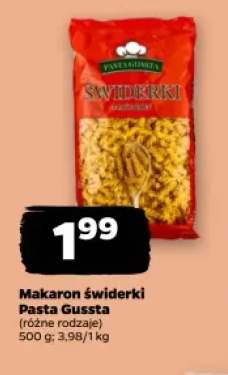 Makaron świderki Pasta Gussta