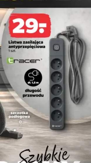 Listwa zasilająca antyprzepięciowa Tracer