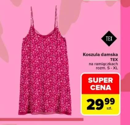 Koszula damska na ramiączkach TEX