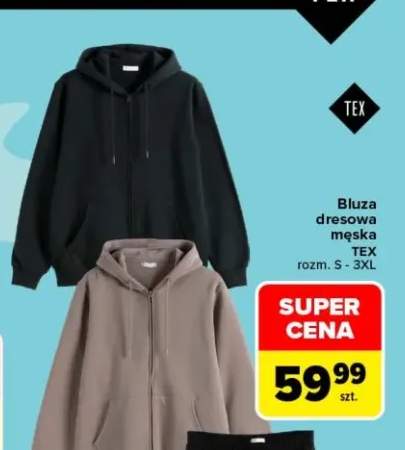 Bluza dresowa męska TEX