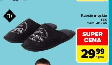 Kapcie męskie TEX
