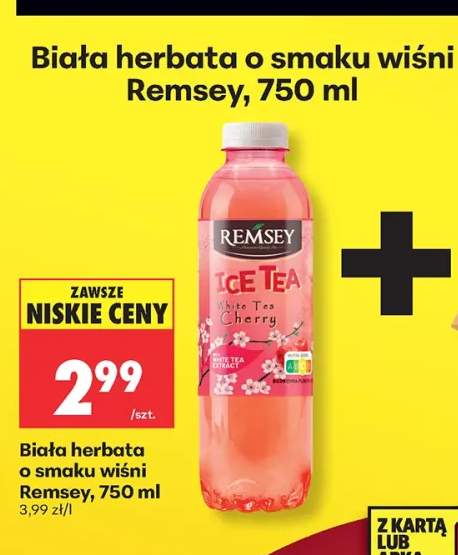 Biała herbata o smaku wiśni Remsey