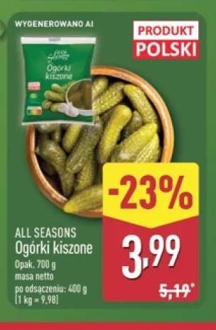 Ogórki kiszone All Seasons