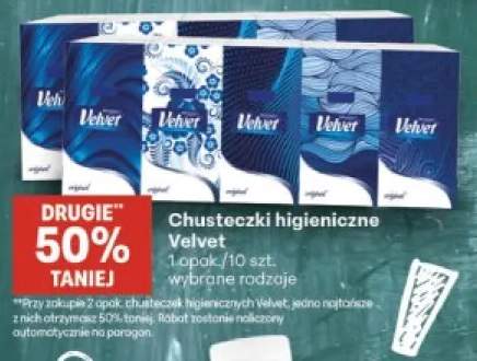 Chusteczki higieniczne Velvet 10-pak