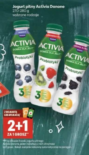 Jogurt pitny Activia jagoda +2 warianty