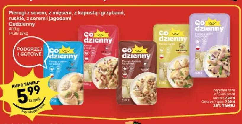 Pierogi z serem Codzienny +4 warianty