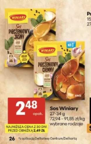 Sos pieczeniowy jasny Winiary +1 wariant