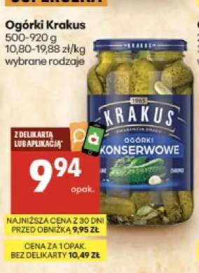 Ogórki konserwowe Krakus