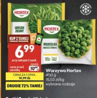 Groszek zielony Hortex +1 wariant