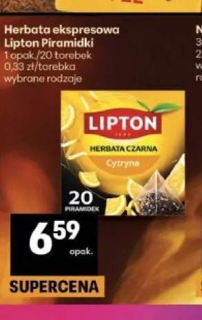 Herbata ekspresowa Lipton Piramidki