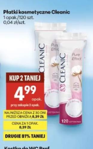 Płatki kosmetyczne Cleanic