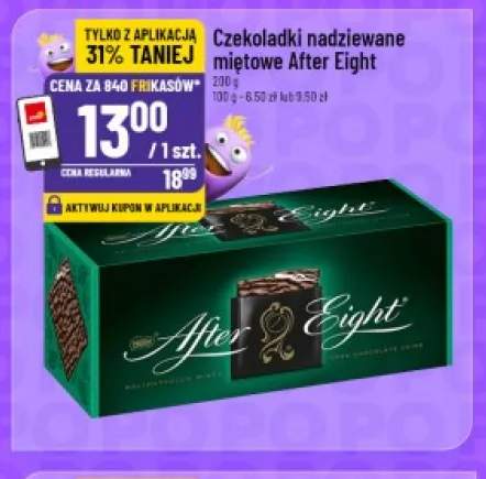 Czekoladki nadziewane miętowe After Eight