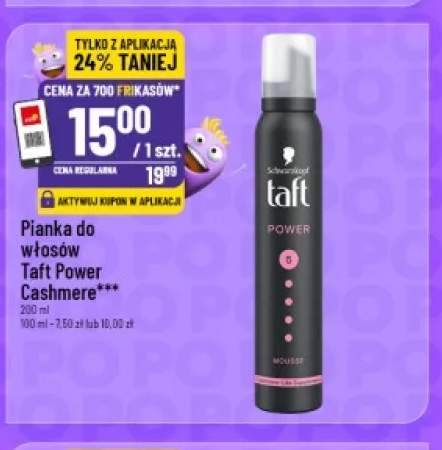 Pianka do włosów Taft Power Cashmere