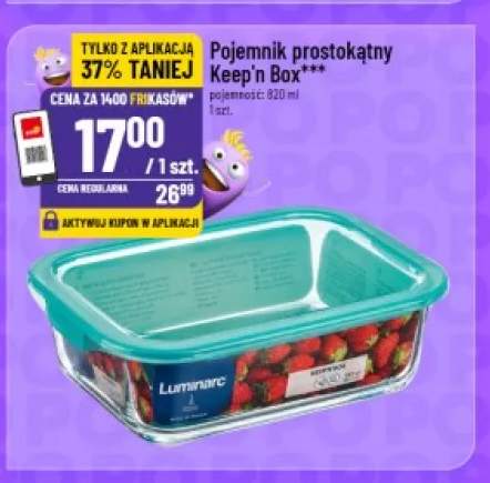 Pojemnik prostokątny Luminarc Keep'n Box 820 ml