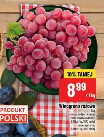 Winogrona różowe
