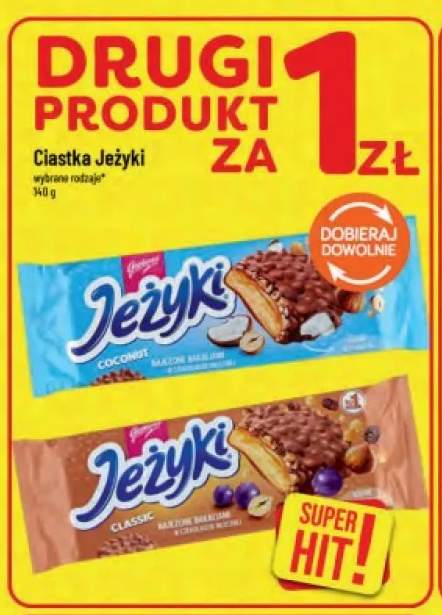 Ciastka Jeżyki Coconut Goplana +1 wariant