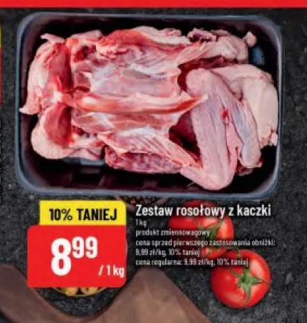 Zestaw rosołowy z kaczki