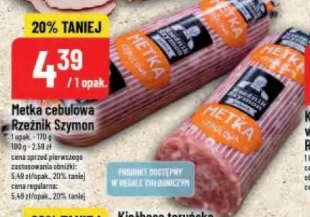 Metka cebulowa Rzeźnik Szymon